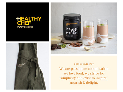 Healthy Chef Brand Identity branding design packaging publication style guide