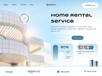 Boking Home - Landing Page boking boking hotel landing page design hader landing page mobile app rental service ui ui design ux ux design website website design