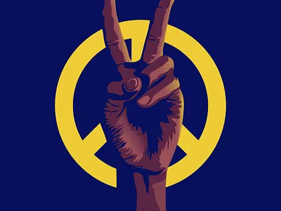 Fuck the war! illustration vector