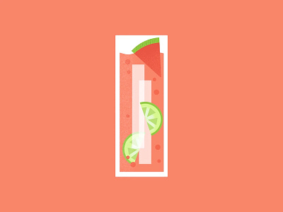 🍉 drink ae after effects animation cocktail drink illustration lime mocktail summer watermelon