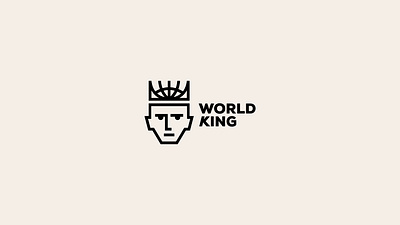 King Logo black boy branding creative crown design face graphic design illustration king logo logofolio logotype man mark modern portfolio vector world