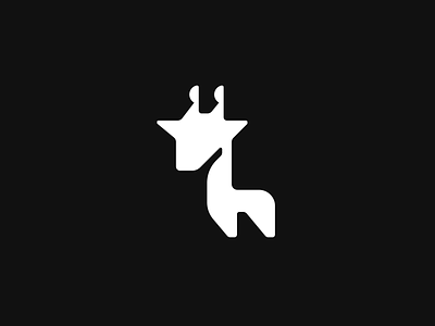 Giraffe abstract animal brand branding design elegant giraffe graphic design illustration logo logo design logotype mark minimalism minimalistic modern sign smart tech