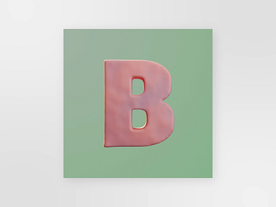 36 Days of Type / B 36daysoftype aftereffects animation b3d blender3d motion graphics