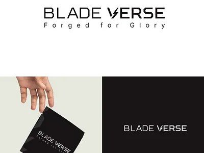 Project BLACK VERSE branding business card design design graphic design illustration logo premium premium quality stainless steel steel products typography wordmark logo