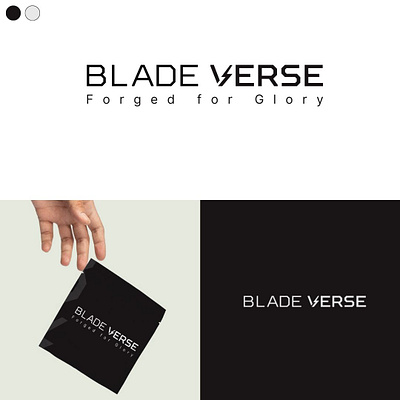 Project BLACK VERSE branding business card design design graphic design illustration logo premium premium quality stainless steel steel products typography wordmark logo