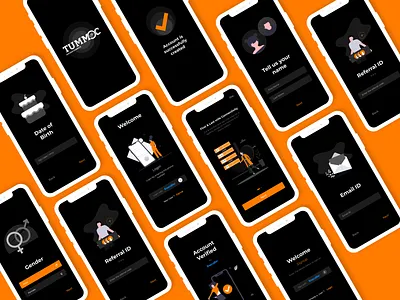 TUMMOC APP DESIGN - Id screens adobe adobe xd adobexd app app and website design screens ui