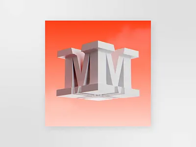 36 Days of Type / M aftereffects animation b3d blender3d motion graphics