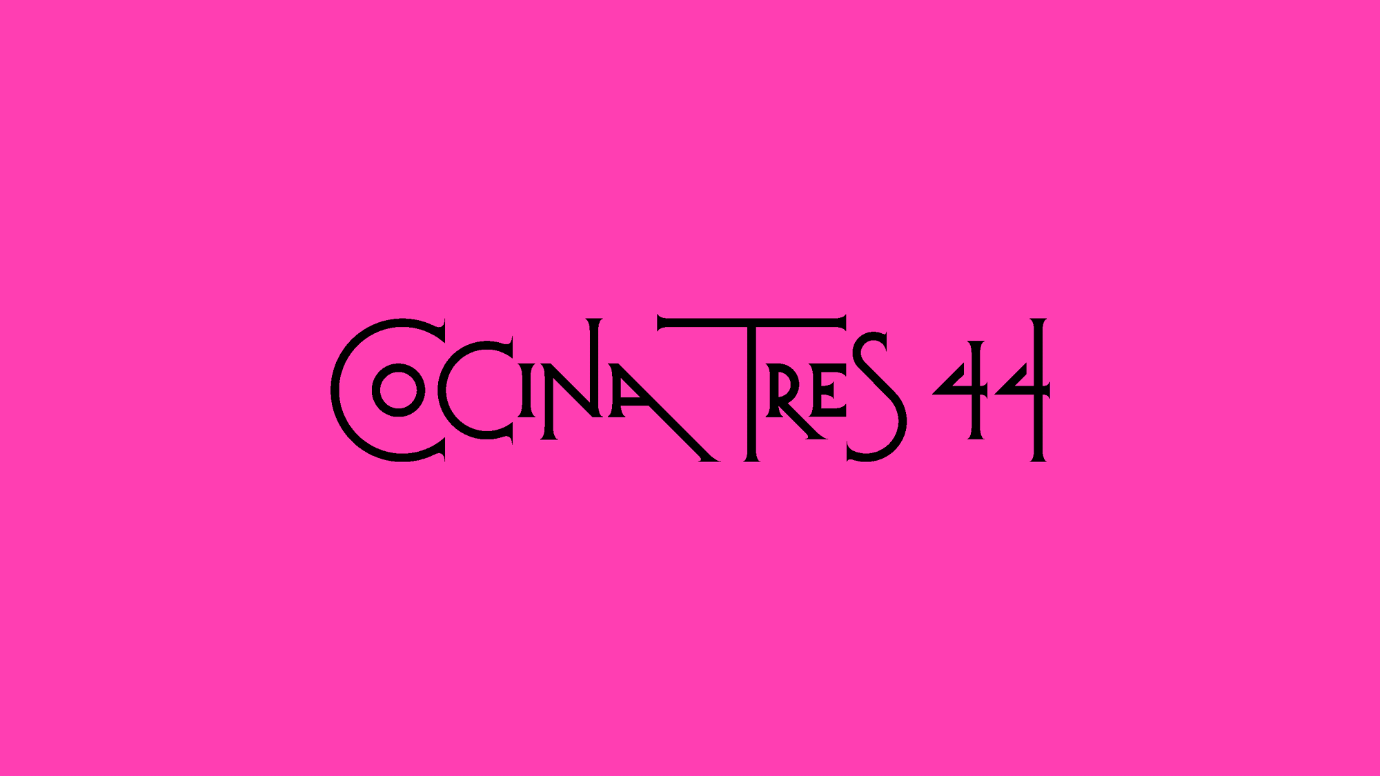 Cocina Tres 44 - Logotype Design Grid branding branding indentity design graphic design leyda luz logo logotype