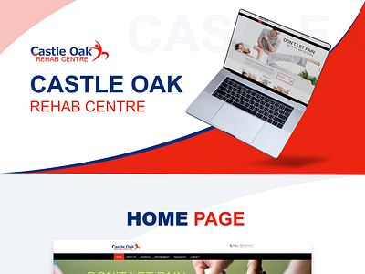 Castle OAK Rehab Centre backenddevelopment design graphic graphic design physiotherapy website uiux web design website development wordpress website