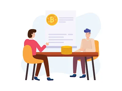 Creative Bitcoin Double Spending Illustration. bitcoinillustration blockchaintechnology creative design digitalcurrency digitalpayment double spending fraudprevention illustration transactionintegrity vector
