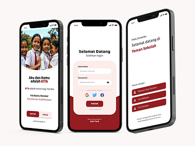 Teman Sekolah - Campaign Apps app campaign design funding indonesia mobile