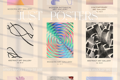 JUST POSTERS | Poster Mockup Set frame mockup set