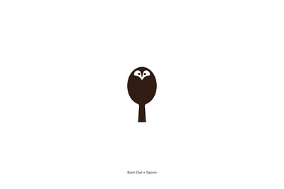 Owl + Spoon Logo Design brand design brand identity branding design flat graphic design illustrator logo logo design minimal modern modernism