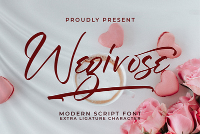 Wegirose - Modern Script Font ransom