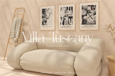 Villa Tuscany| Interior Frame Mockup frame mockup set