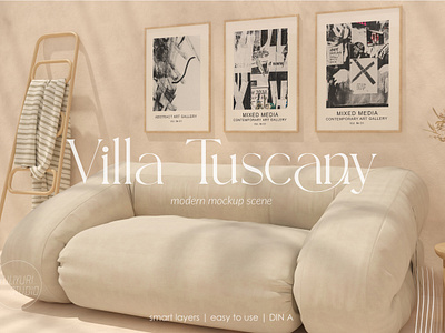 Villa Tuscany| Interior Frame Mockup frame mockup set