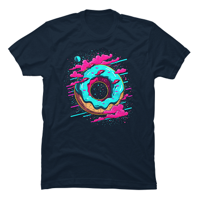 Cosmic Donut | Shirt Design illustration