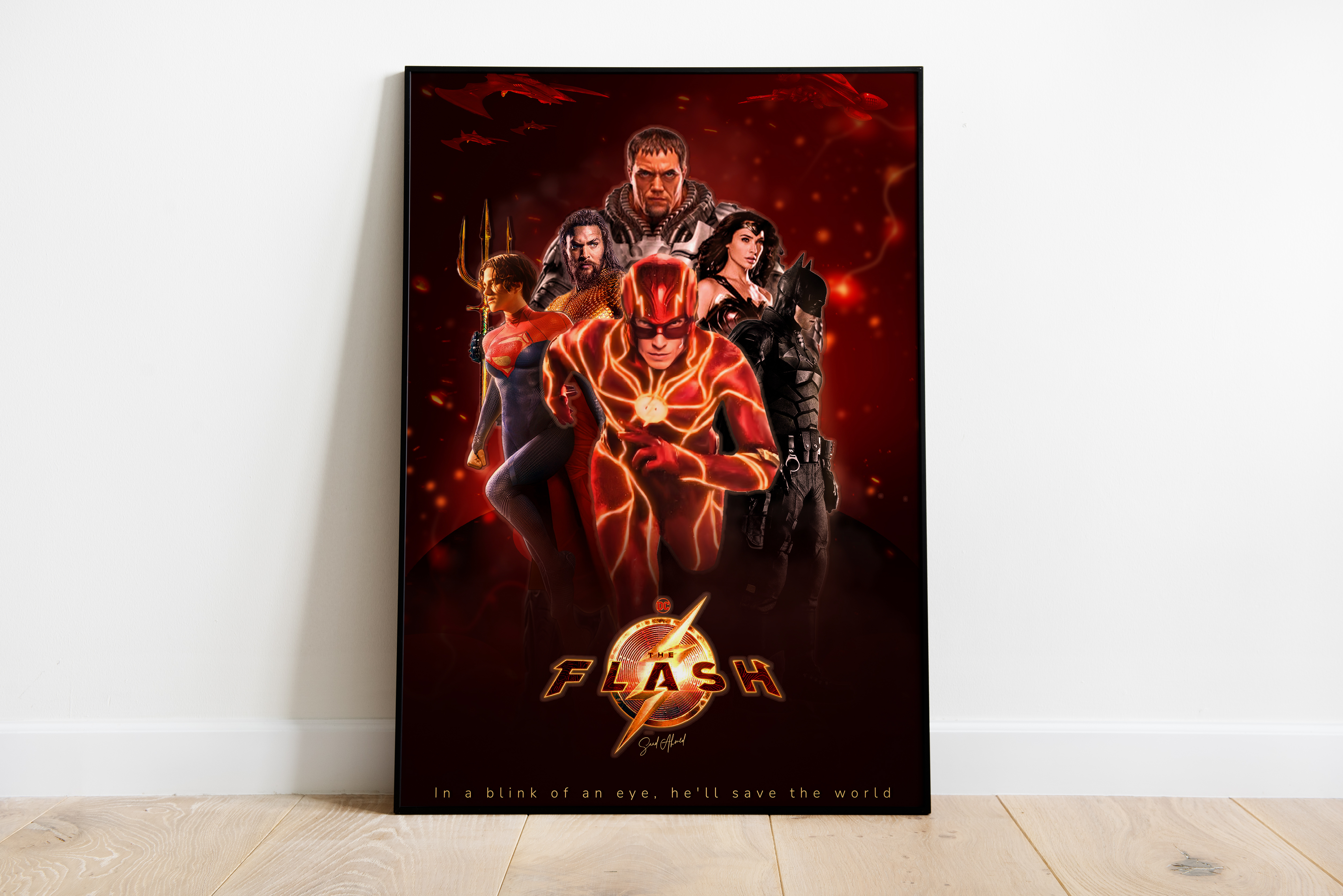 The Flash Movie Poster artwork batman creative dcuniverse fast faster galgadot light manipulation marvel movie movieposter photoshopartwork poster posterdesign speed superwomen the flash theflash2023 theflashmovie