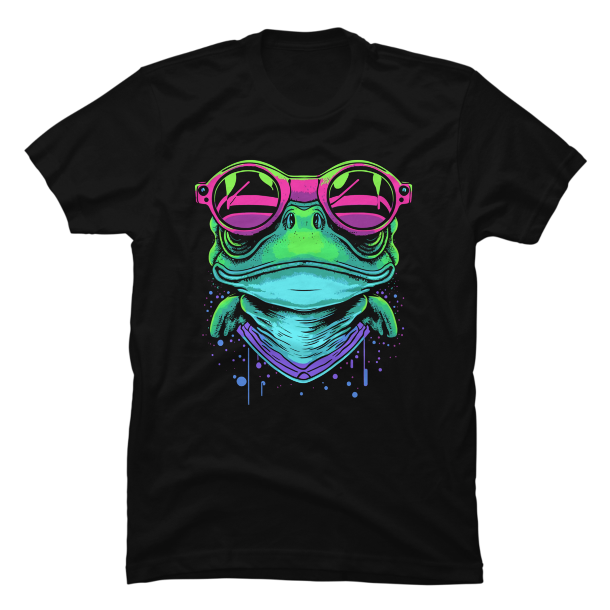 Retro Frog | Shirt Design by Jeff Desmond on Dribbble