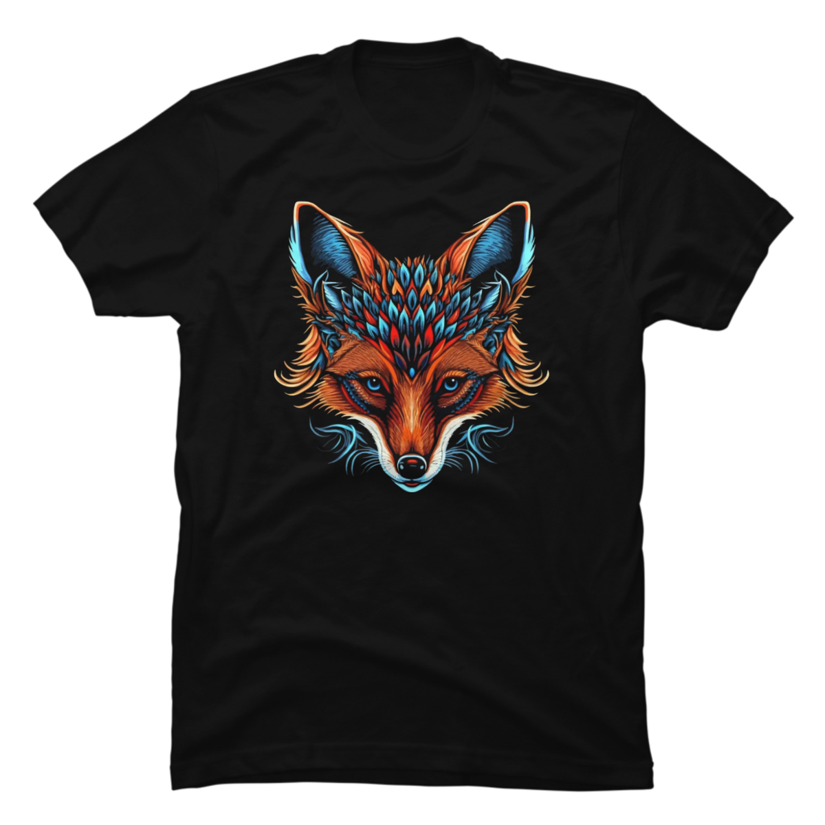 Tribal Fox | Shirt Design by Jeff Desmond on Dribbble