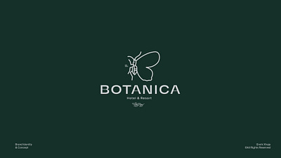 Botanica Brand Identity brandidentity branding bugillustration design freelancer graphic design horeca logo logo logodesign logosymbol