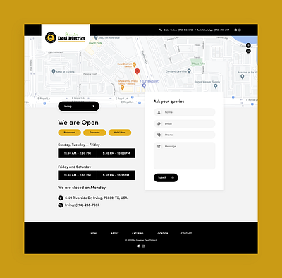 Groceries App — Location Page Design black branding brandrefresh clean design simple design ui ux white yellow