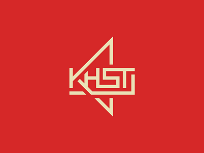 KHST branding clever twist creative font geometric graphic design h identity design illustration k lettermark lines logo logo design logotype minimalism s t typography volume