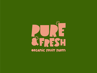 Pure & Fresh brand concept branding graphic design logo visual identity