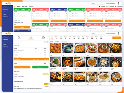 Restaurant POS & KOT product design restaurant pos kot ui ux