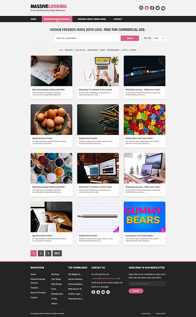 MassiveLooking conceptual design design graphic design home page design home page designing ui and ux design web design web design in photoshop web designinig in photoshop website design