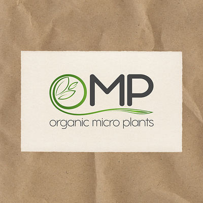 OMP Branding Project brand identity branding design graphic design logo micro organic plants