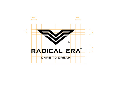 Radical Era brand identity branding brandmark custom logo design custom typography fitness logo geometric logo graphic design identity identity design identity designer logo logo design logo designer logo guidelines mark modern logo sport brand sport logo visual identity