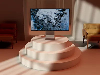 Pro Display XDR Mockup 09 3d 3d animation after effects animation apple c4d cinema 4d display gradient lighting mockup mockups monitor motion graphics pro redshift render xdr