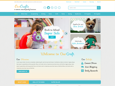 OurCrafts ecommerce home page design ecommerce web page ecommerce website design feminine website graphic design home page design photoshop web design ui and ux design web design web designing in photoshop web designinig web page design website design website designining website home page design website page design