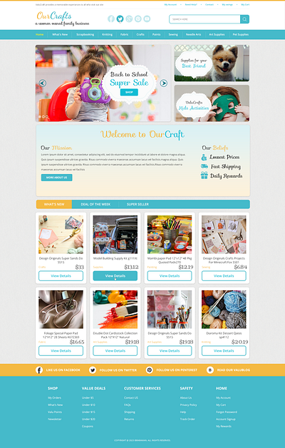 OurCrafts ecommerce home page design ecommerce web page ecommerce website design feminine website graphic design home page design photoshop web design ui and ux design web design web designing in photoshop web designinig web page design website design website designining website home page design website page design