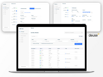 An internal platform for managing and tracking car rental orders application design illustration software tool