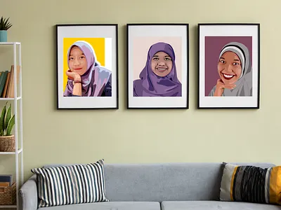 vector art branding design digitalpainting drawing girl illustration vector