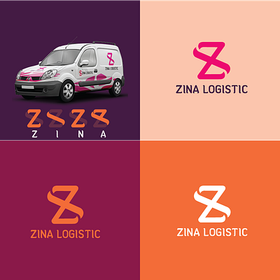 logo for zina branding graphic design logo