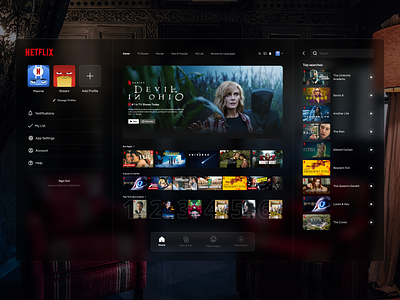 Netflix - Vision Pro UI apple apple vision pro branding design design challenge designer entertainment platform movie platform movies movies shows netflix netflix design netflix ui netflix vision pro product design shows ui ui design ux vision pro