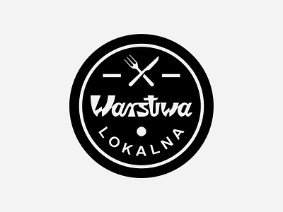 Warstwa Lokalna ● belcdesign branding flatlogo gastronomy logo logodesign logotype patrykbelc restaurant simplelogo typo
