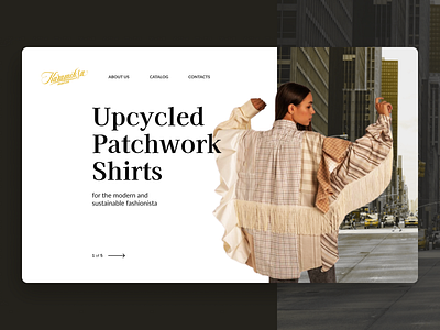 Website concept for clothing brand brand branding clothing concept design graphic design illustration logo ui ux vector wear web website
