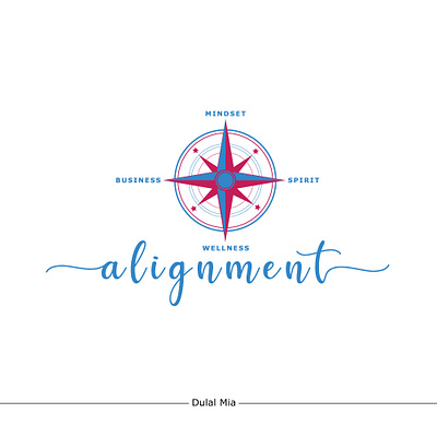 Alignment branding graphic design logo