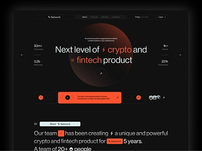 Web3 Fintech Website banking crypto daap defi dex finance website fintech fintech website investing investing website landing page saas startup startup website stock market venture web design web3 web3 landing page web3 wallet