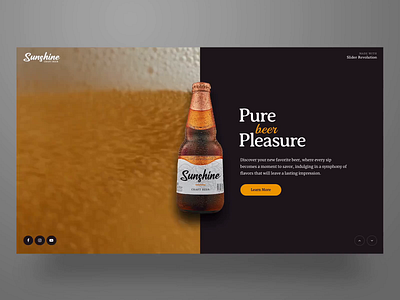 Brewery Website Slider Template for Wordpress animation beer brewery craft beer hero hero image landing page slider slider revolution transitions ui ux webdesign website wordpress wordpress slider