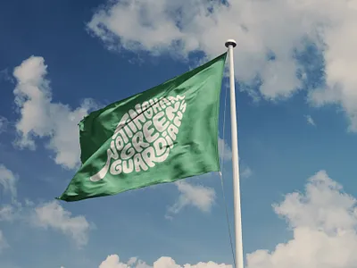 Nottingham Green Guardians Branding branding eco environment green illustration leaf lettering logo navy purple sustainability typography vector