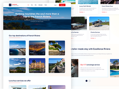 Project Name- Company for Nice Travel app branding design figma graphic design icon logo ui ux