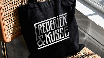 Frederick & Kusse Logo Design branding character design distressed illustration lettering logo music rough typography