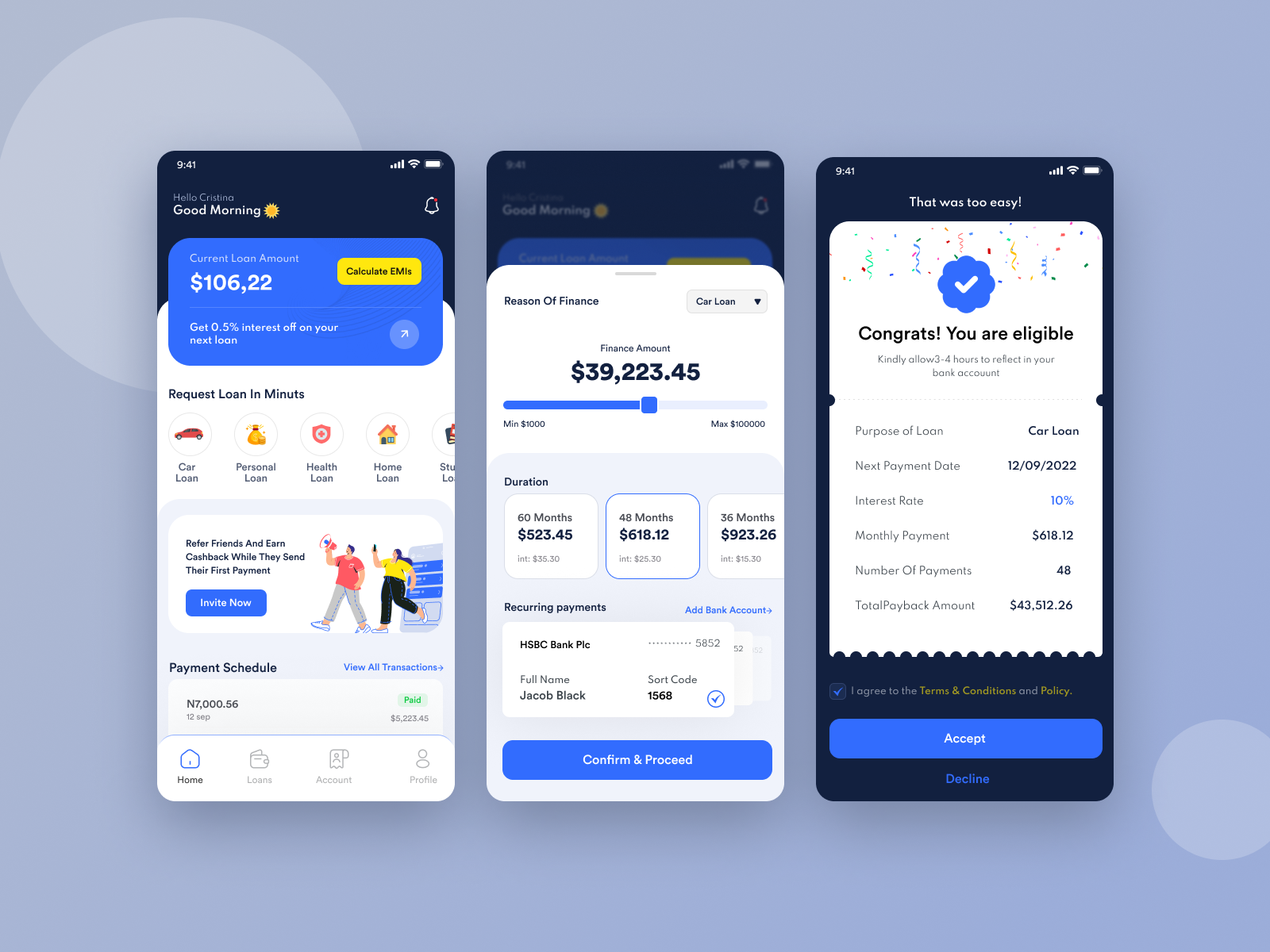 Finance & Banking App by Creativetwelve on Dribbble