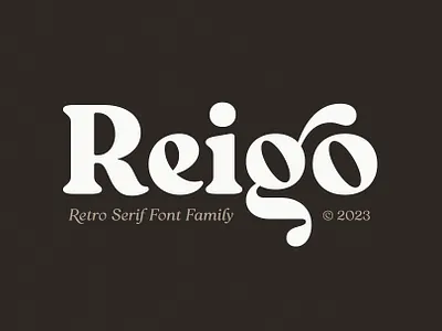 Reigo Font | Webfont & Desktop advertising bold brand branding calligraphy corporate design elegant font italic letter logo modern movie retro serif typography ui vector vintage