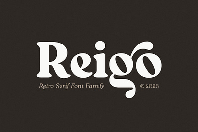 Reigo Font | Webfont & Desktop advertising bold brand branding calligraphy corporate design elegant font italic letter logo modern movie retro serif typography ui vector vintage